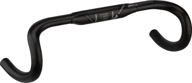 FSA Manillar K-Force Compact Carbon 31.8 - UD Carbon-black/400 