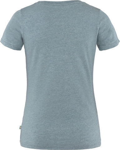 Fjällräven T-shirt pour dames Logo 1960 - indigo blue melange | L