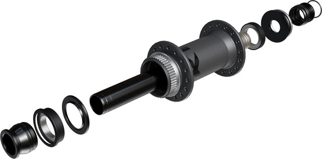 Shimano Moyeu avant XTR HB-M9210-B - noir | roue avant uniquement | 32 | Axe Traversant 15 mm