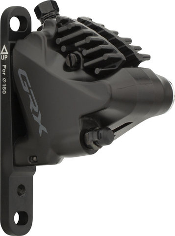 Shimano GRX Bremssattel BR-RX400 mit Resinbelag - schwarz/Vorderrad/ohne