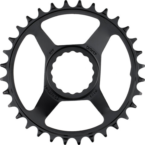 Race Face Narrow Wide Steel Kettenblatt Cinch Direct Mount, 10-/11-/12-fach - black/32 Z