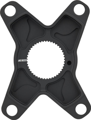Rotor Étoile de Pédalier ALDHU 3D+ / VEGAST, 4 bras, boulonnage de 110 mm - noir mat