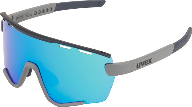 uvex sportstyle 236 Set Sportbrille - rhino-deep space mat/mirror blue