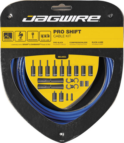 Jagwire Set de Câbles de Vitesses 2X Pro - SID blue
