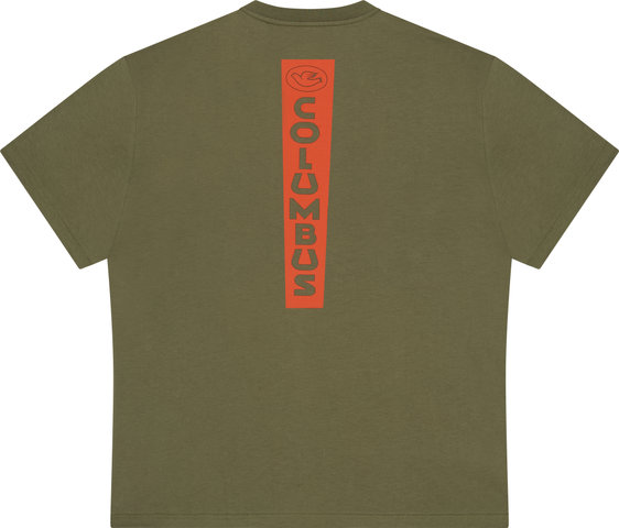 Cinelli Columbus Fork Sticker T-Shirt - army green/M