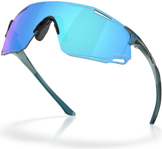 Oakley Cybr Dyno Sportbrille - crystal black/prizm sapphire