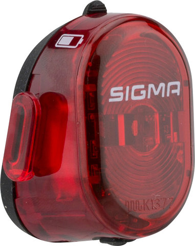 Sigma Aura 60 Front Light + Nugget II LED Rear Light Set - StVZO Approved - black