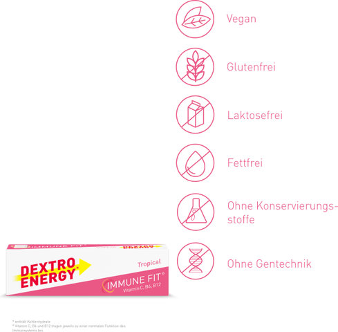 Dextro Energy Dextrose Sticks - 12 pieces - tropical | tropical