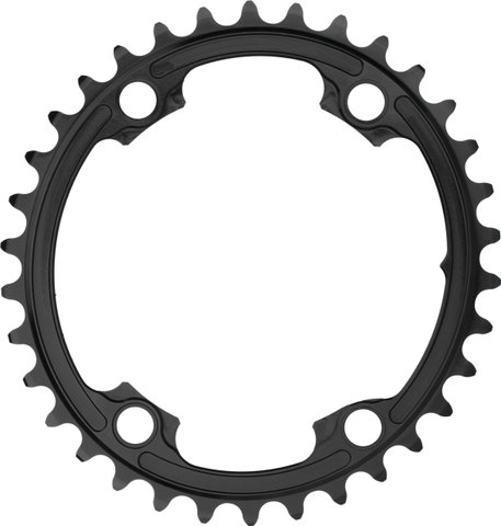 absoluteBLACK Plato Oval Road 110/4 para Shimano Dura-Ace R9100 / Ultegra R8000 - black/34 