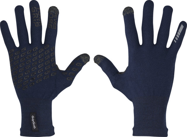 GripGrab Primavera Merino II Ganzfinger-Handschuhe - navy/M/L