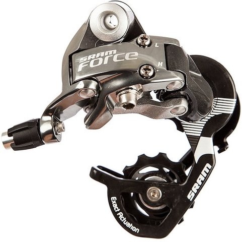 SRAM Dérailleur Arrière Force 10 vitesses - gris-noir/court