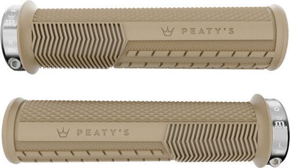 Peaty's Poignées de guidon Monarch Pro Grip Knurl Lock-On - sage | 32 - 34 mm