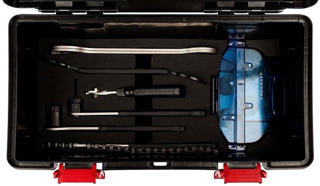 Procraft Professional Werkzeugkoffer - schwarz-rot/universal