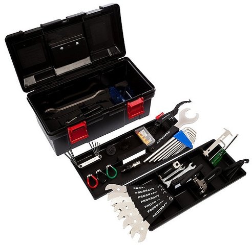 Procraft Professional Toolbox - black-red/universal