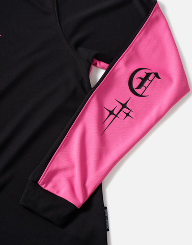 Loose Riders C/S 2 Tone Long Sleeve Jersey - pink/M