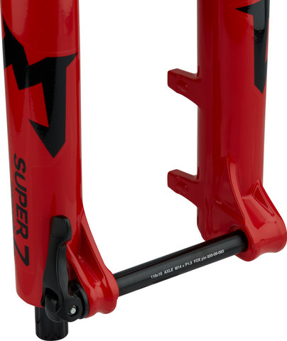 Marzocchi Super Z 29" Federgabel - gloss red/15 mm Steckachse/29"/110 mm/180 mm/1,5"/44 mm