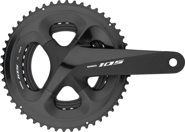 Shimano 105 R7000 group 2x11 36-52 with direct mount (rear stay) - silky black | Shimano Road | 172,5 mm | Shimano Road | Braze-on | 36-52