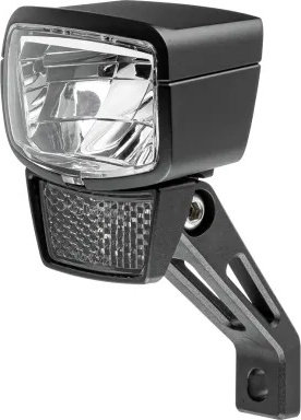 Axa Luz delantera NXT 130 E6-12V con aprobación StVZO - negro