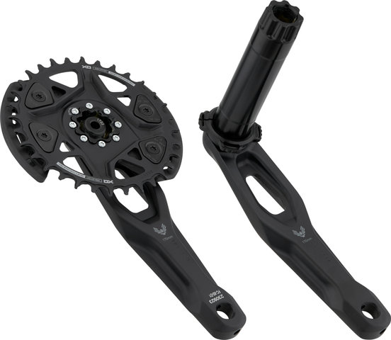 SRAM Juego de bielas X0 Eagle Transmission T-Type DUB DM 12 vel. Mod. 2024 - black/170,0 mm