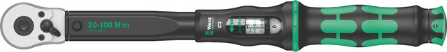 Wera Click-Torque C 2 Torque Wrench w/ Reversible Ratchet - black-green/20 - 100 Nm