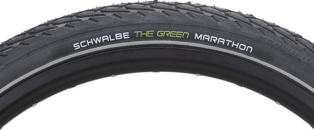Schwalbe Cubierta de Alambre Green Marathon Performance ADDIX Eco E-50 24" - negro-reflejante | 47-507 | 47 mm | 1.75 | 24 