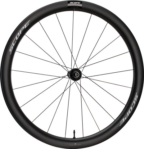 Scope Cycling Juego de ruedas R4.G Disc Center-Lock 28'' - white | 142 mm | 100 mm | Shimano carretera | 28"