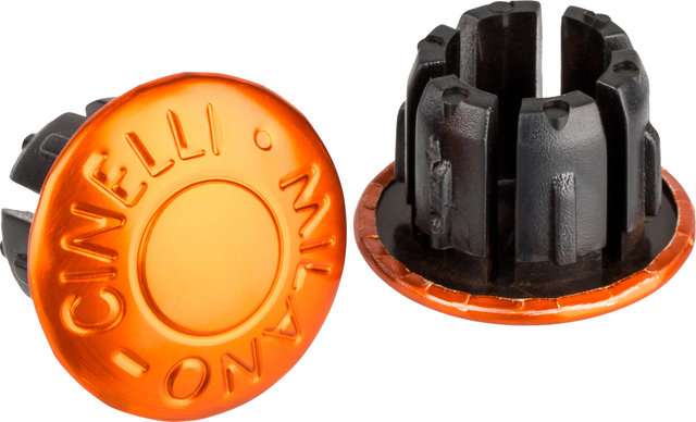 Cinelli Milano Bar Ends - orange