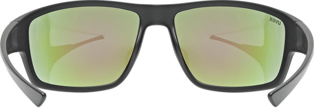uvex sportstyle 230 glasses - black matte | mirror green
