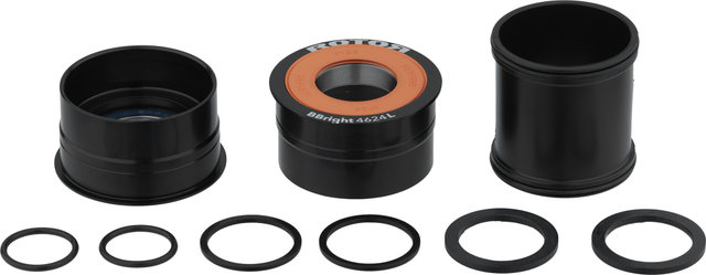 Rotor Eje de pedalier de acero BB386EVO Pressfit 4624 46 x 86,5 mm - negro | BB386 Evo