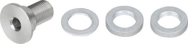 Rohloff Tornillo de cuadro largo y arandela distanciadora p. tensor de cadena - plata