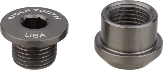 Wolf Tooth Components Chain Ring Bolt Set, 5-Arm 6 mm - grey/6 mm