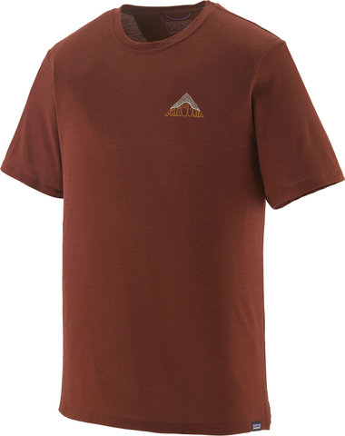 Patagonia Camiseta Capilene Cool Merino Graphic S/S Shirt - driftways-dried vanilla | L