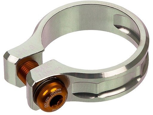 Abrazadera de sillín MTB QR SC11 - plata/34,9 mm