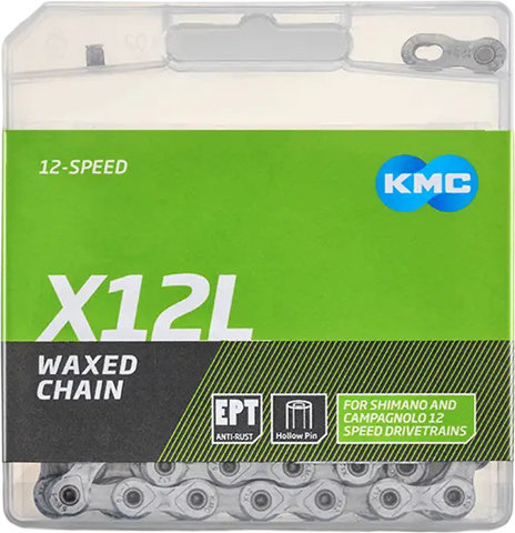 KMC Chaîne X12L cirée 12 vitesses - silver