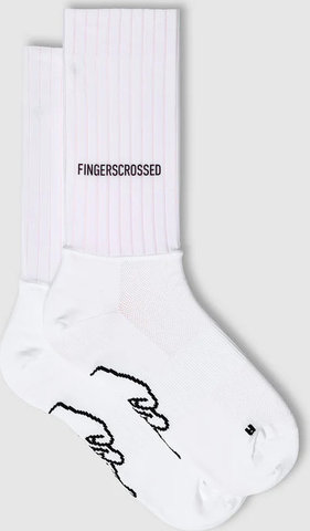 FINGERSCROSSED Chaussettes Logo Horizontal Aero 2.0 - blanc | 39 - 42