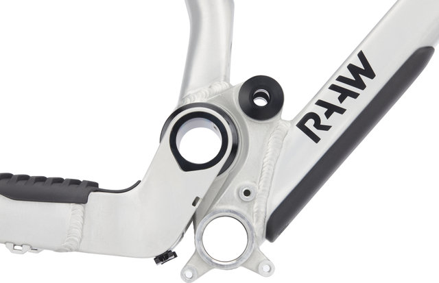 RAAW Mountain Bikes Jibb 29" Frameset w/ Fox Float X2 2POS Factory - raw matte | 135 mm | L | 12 mm Thru Axle