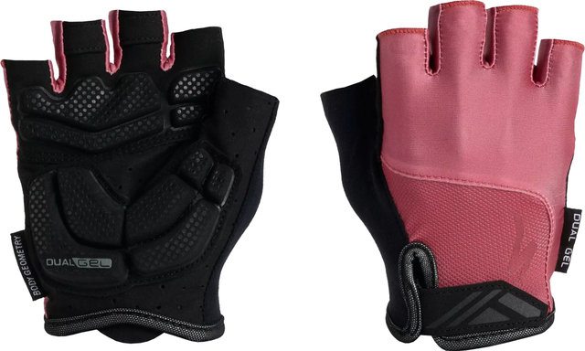 Specialized Guantes de medio dedo Body Geometry Dual Gel - dusty rose | S