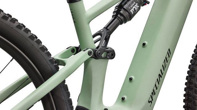 Specialized Vélo Électrique Tout-Terrain Turbo Levo R Expert Carbone 29" - satin pistachio-dark moss green | 44 mm | 140 mm | 160,0 mm | 29" | L