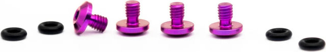 OAK Components Juego de tornillos de titanio para SRAM Bleedport Mineral Oil - purple