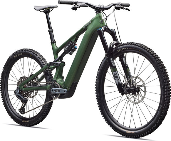 Specialized Turbo Levo 4 Expert Carbono 29"/27,5" - gloss cypress metallic-silver dust/160 /155,0 mm/29" (delantero), 27,5" (trasero)/L/44 