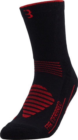 BBB FIRFeet BSO-16 Socks - black-red/39 - 43