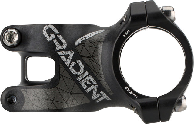 FSA Gradient 31.8 Stem - black/6°/45 mm
