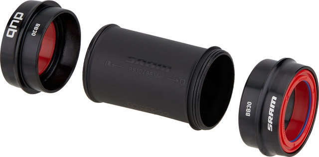 SRAM DUB BB30 Ceramic 68/73mm Road Wide bottom bracket - black/BB30