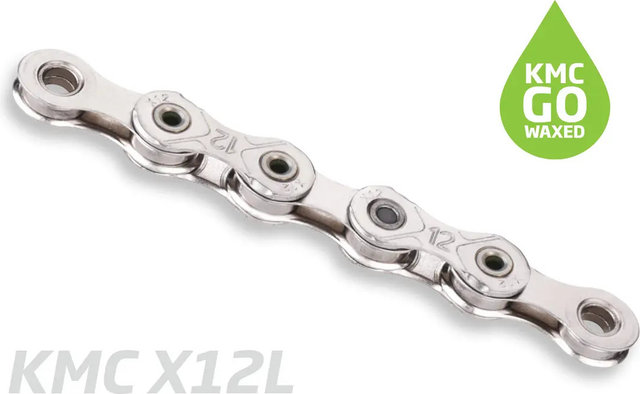 KMC Chaîne X12L cirée 12 vitesses - silver