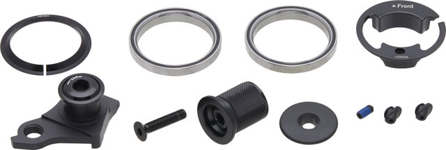 Blackheart Road Ti Rahmenkit - titanium brushed/1 1/8" - 1 1/4" tapered/43 mm/M/28"