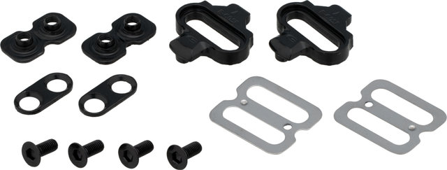 Exustar Pedales de clip E-PM222TI - negro