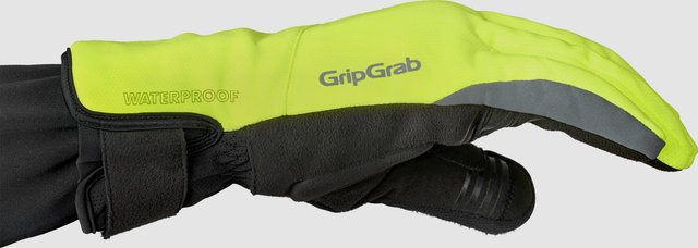 GripGrab Polaris 2 Waterproof Winter Ganzfinger-Handschuhe - yellow hi-vis/S