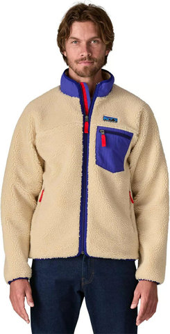 Patagonia Classic Retro-X Men's Fleece Jacket - dark natural white cobalt blue | M