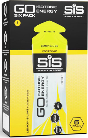 SIS GO Isotonic Energy Gel, 6 Stück - zitrone-limone