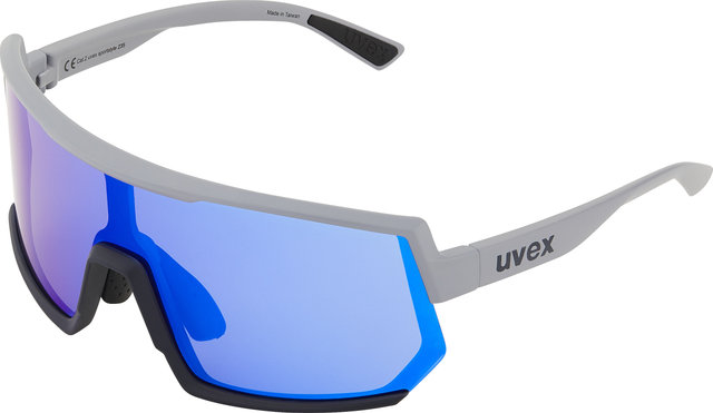 uvex sportstyle 235 sports glasses - rhino-deep space mat/mirror blue